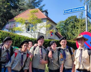 Groepsfoto scouts